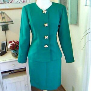 Vintage Suzanne Van Den Heurk Two Piece Suit.